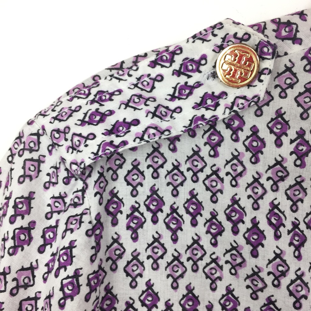 Tory Burch Geometric Print Button Down Shirt - image 6